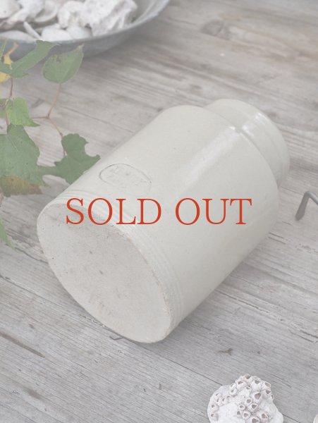 画像9: フランス グレー陶器製ボトル (9)