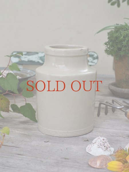 画像5: フランス グレー陶器製ボトル (5)