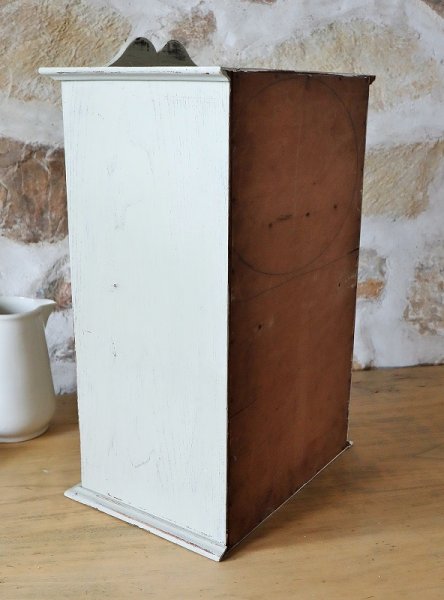 画像19: フランス デザインがかわいい ウォールミラーキャビネット (19)