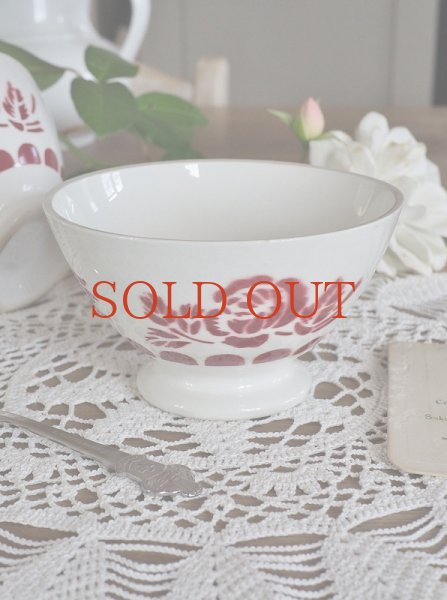 画像4: サルグミンヌ製 薔薇がかわいい ミニカフェオレボウル (4)