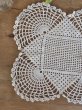 画像8: フランス デザインがかわいい レース編み テーブルセンター (8)