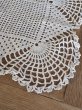 画像6: フランス デザインがかわいい レース編み テーブルセンター (6)
