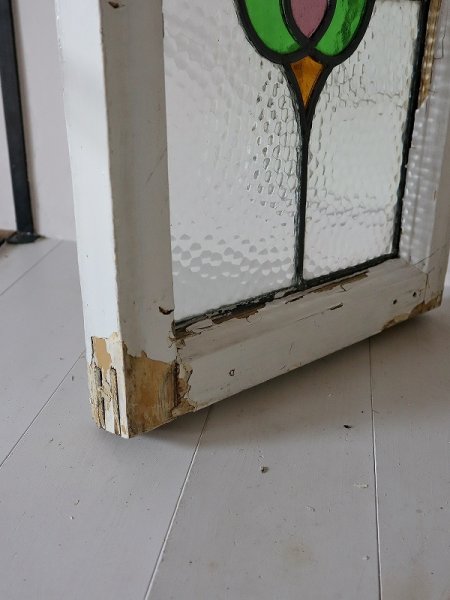 画像8: イギリス 華奢な雰囲気が素敵な ステンドグラス (8)