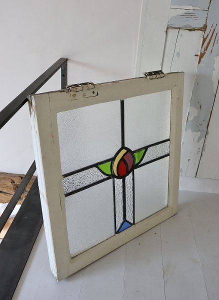 画像12: イギリス 薔薇が素敵な ステンドグラス (12)