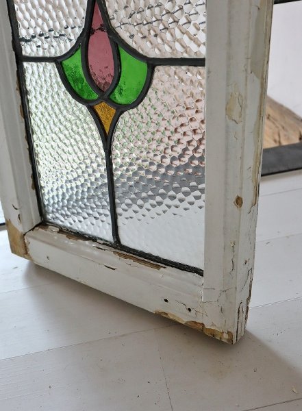 画像5: イギリス 華奢な雰囲気が素敵な ステンドグラス (5)
