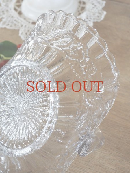 画像13: フランス ガラス製 バスケットトレイ (13)