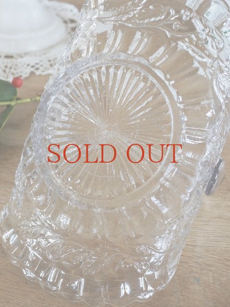 画像14: フランス ガラス製 バスケットトレイ (14)