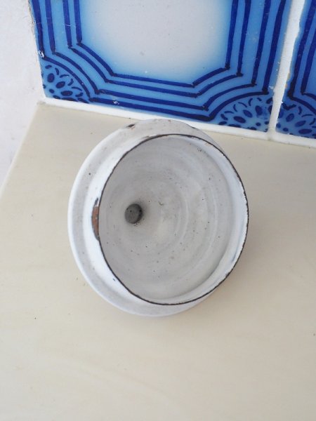 画像11: フランス サキソニー柄ホーロー製 キャニスター (11)