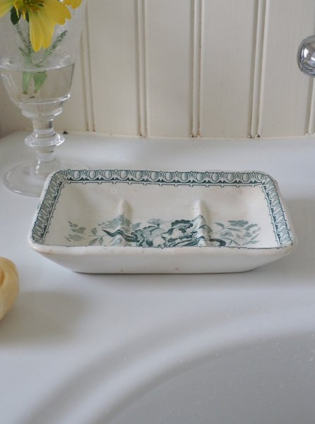 画像5: フランス 陶器製 ソープディッシュ (5)