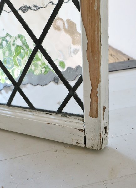 画像4: イギリス ウォーターガラスが素敵な カラーレスステンド (4)