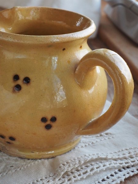 画像7: フランス テラコッタ製 クリーマー   10%OFF  (7)