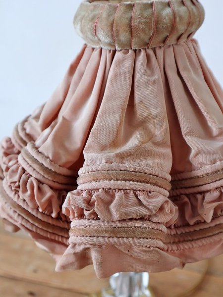 画像5: フランス ガラスのスタンドが素敵な テーブルランプ (5)