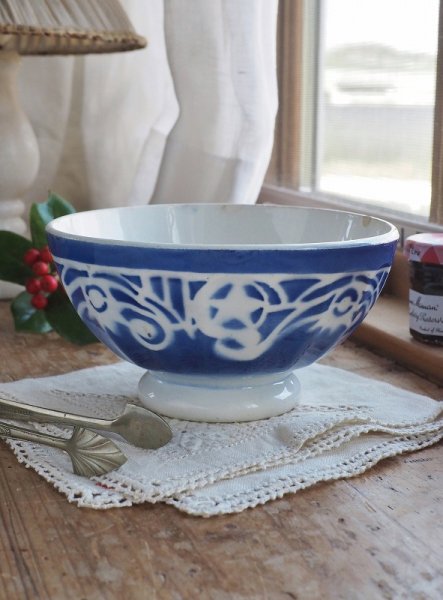 画像2: フランス モロッコ柄 カフェオレボウル   10%OFF  (2)