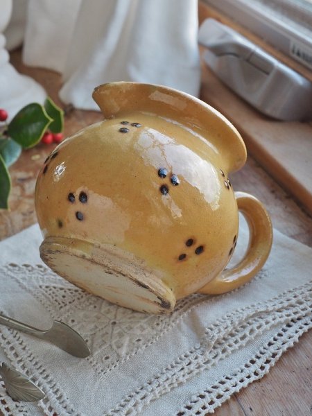 画像10: フランス テラコッタ製 クリーマー   10%OFF  (10)