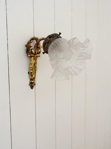 画像6: フランス 薔薇がかわいい 1灯ウォールライト (6)