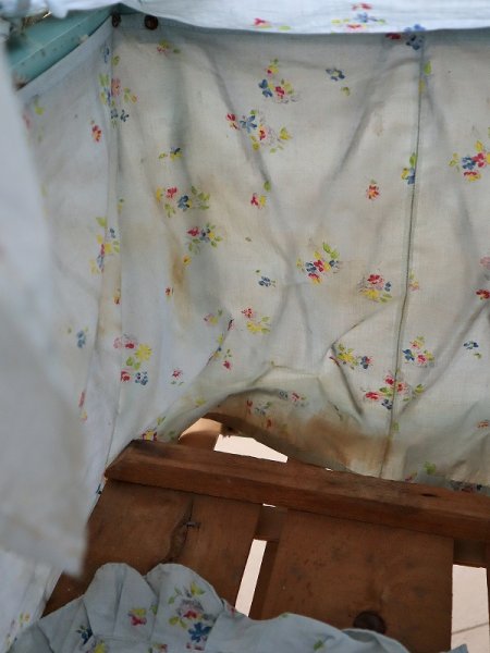 画像10: フランス ファブリックがかわいい 木製ドールバギー   10%OFF  (10)