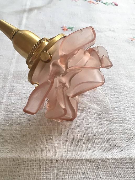 フランス薔薇のランプシェード（器具付）はかわいいアンティークネット