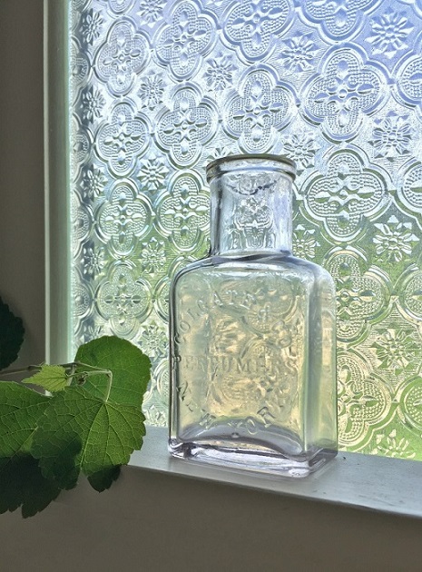 香水瓶 レトロガラス 外国製 パヒュームグラス X848