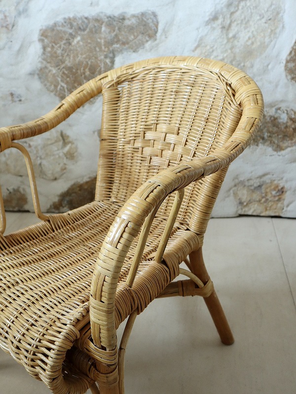 フランス アンティーク Rattan chair for child チェア ついに再販開始